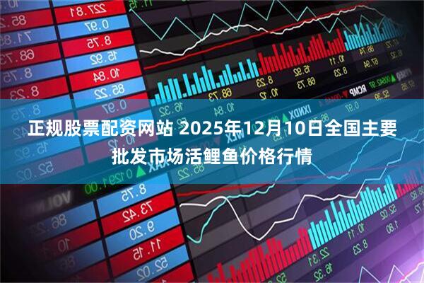 正规股票配资网站 2025年12月10日全国主要批发市场活鲤鱼价格行情